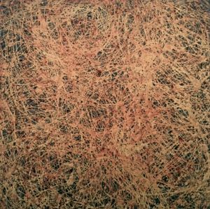 Jackson Pollock Style Abstract Painting Signed